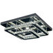 Ember 5 Light 21.65 inch Chrome 2-Tier Flush Mount Ceiling Light