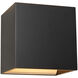 QB LED Wall Sconce Wall Light in Black