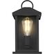 Neil 1 Light 12 inch Black Outdoor Wall Sconce