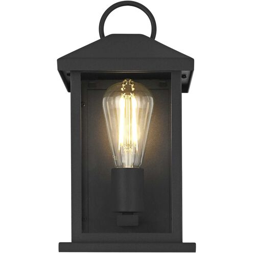 Neil 1 Light 12 inch Black Outdoor Wall Sconce