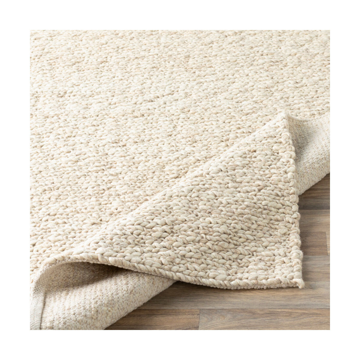 Kapara 36 X 24 inch Beige/Dark Brown Rugs, Rectangle