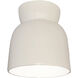 Radiance Collection 1 Light 7.5 inch Matte White Outdoor Flush Mount