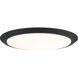 Verge 20 inch Earth Black Flush Mount Ceiling Light