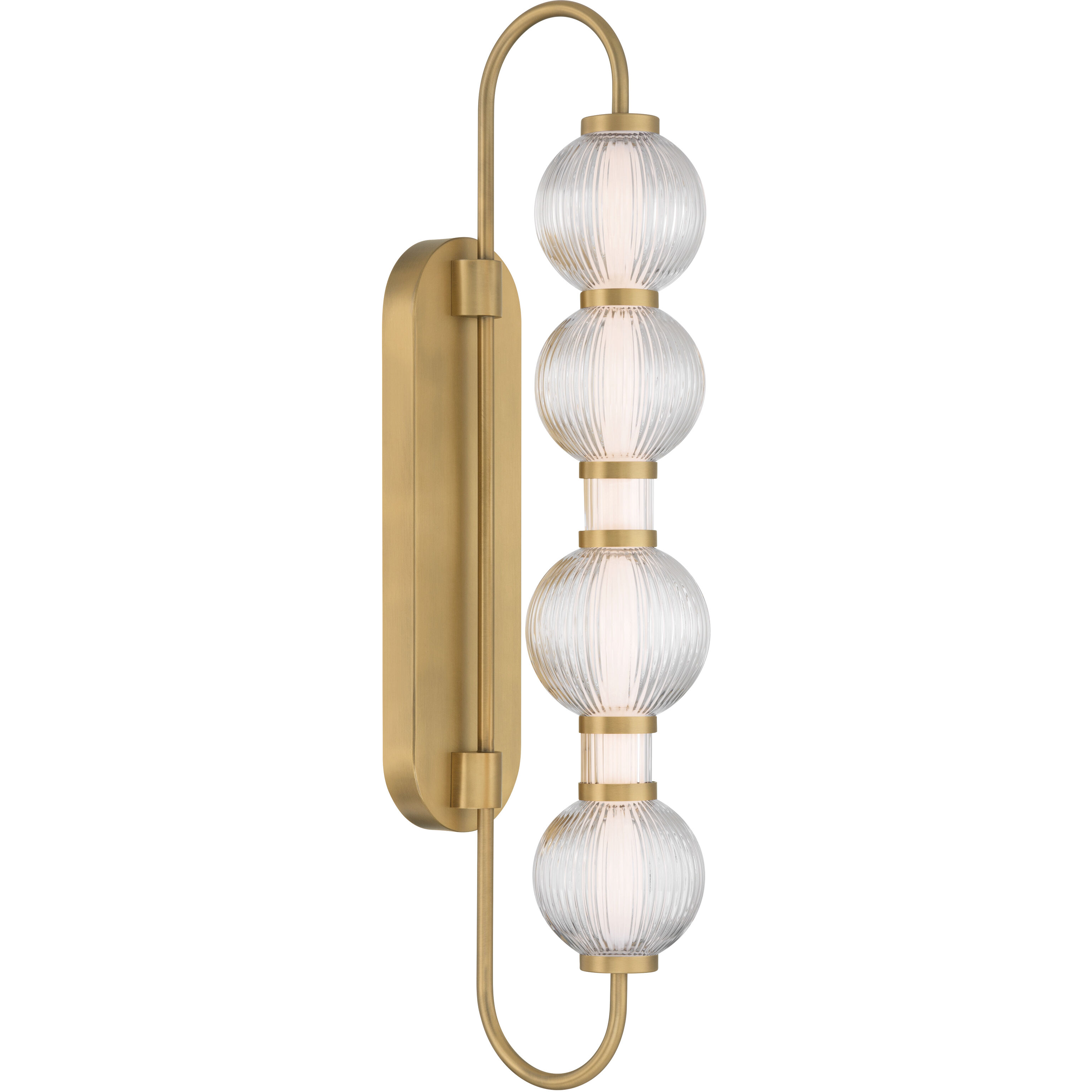 Cordel LED 5.25 inch Legacy Brass Wall Sconce Wall Light