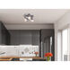 Madison 3 Light 5 inch Brushed Pewter Ceiling/Wall Light Ceiling Light