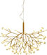 FL Series 32 inch Nickel Metal Pendant Ceiling Light, Shiney Nickel Frame