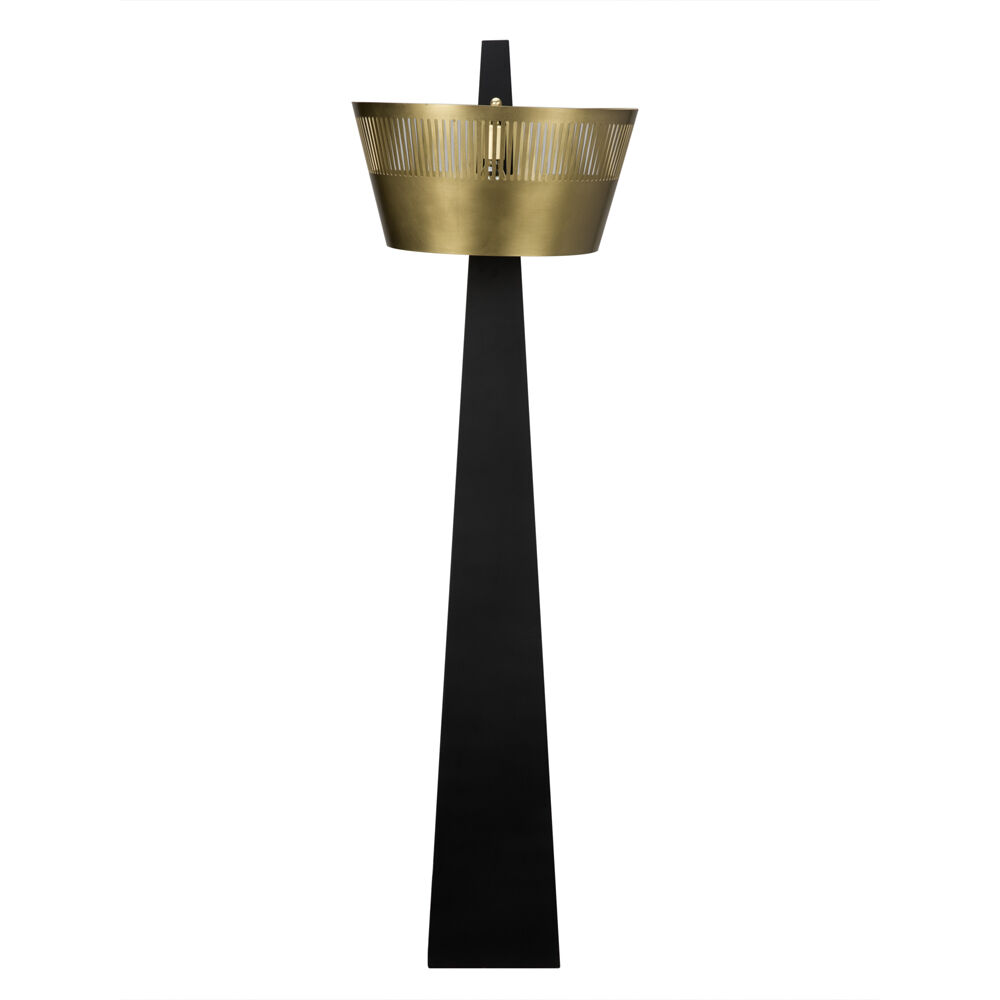 Claudius 68 inch 60.00 watt Antique Brass Floor Lamp Portable Light