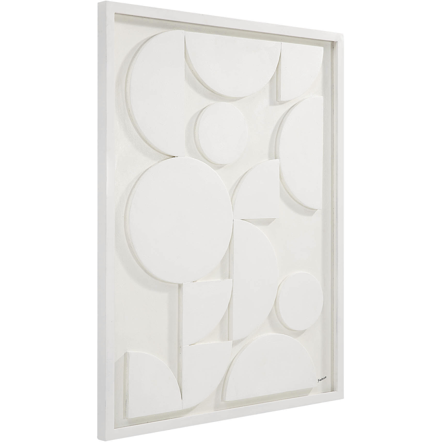 Tivat White Wall Art