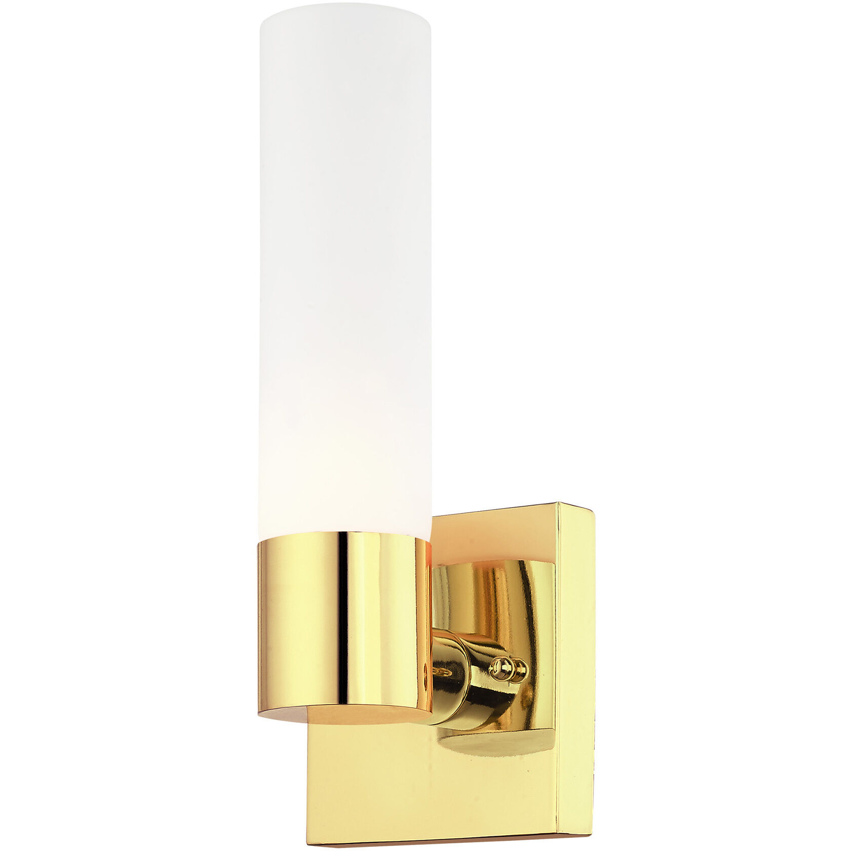 Aero ADA Wall Sconce Wall Light in Polished Brass