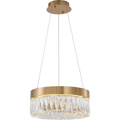 Canada LED 16 inch Gold LED Chandelier Ceiling Light