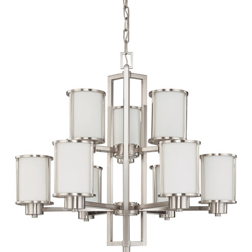Odeon 9 Light 30 inch Brushed Nickel Chandelier Ceiling Light