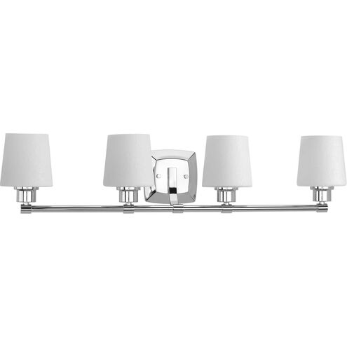 Glance 4 Light 30 inch Polished Chrome Bath Vanity Wall Light, Design Series