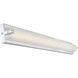 Veil LED 40.2 inch Brushed Nickel Bath Vanity Light Wall Light