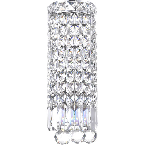 Colosseum 2 Light 5 inch Chrome Bathroom Sconce Wall Light