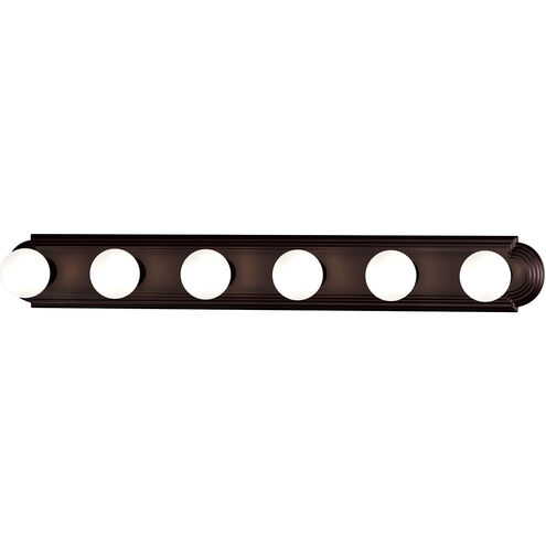 Essentials - 712x 6 Light 36 inch Oil Rubbed Bronze Bath Light Wall Light