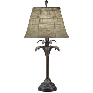 Ellie 33 inch 150.00 watt Palm Leaf Table Lamp Portable Light