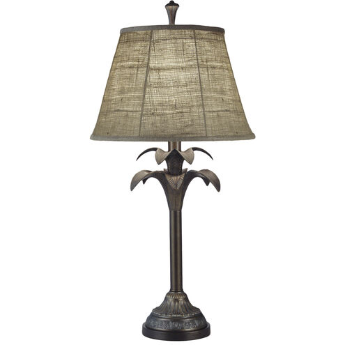 Ellie 33 inch 150.00 watt Palm Leaf Table Lamp Portable Light