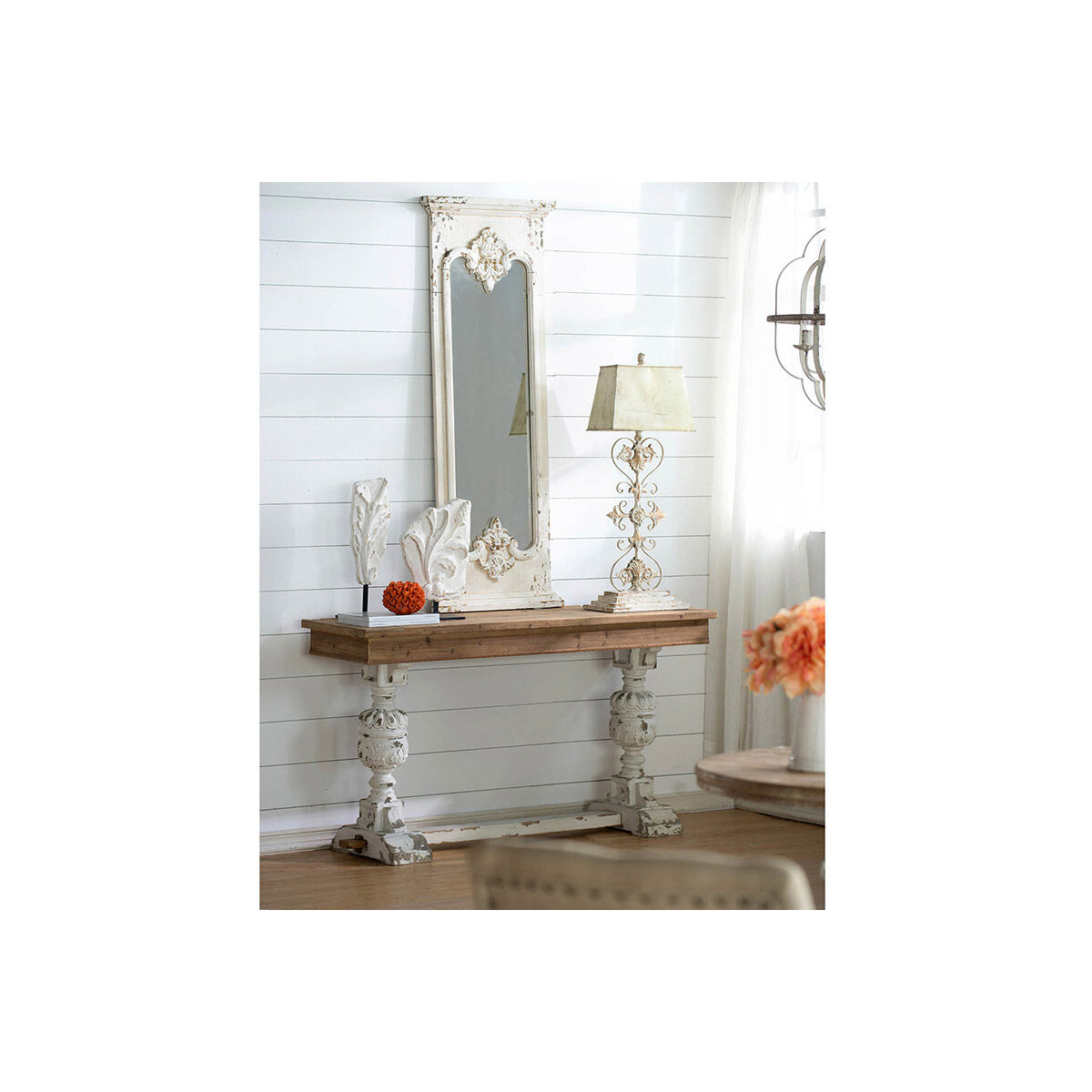 Alcott 59.1 X 17.7 inch White Buffet Table