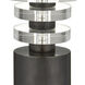 Shani 9 inch Bronze and Clear Drinks Table