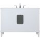 Bennett 48 X 21 X 35 inch White Vanity Sink Set