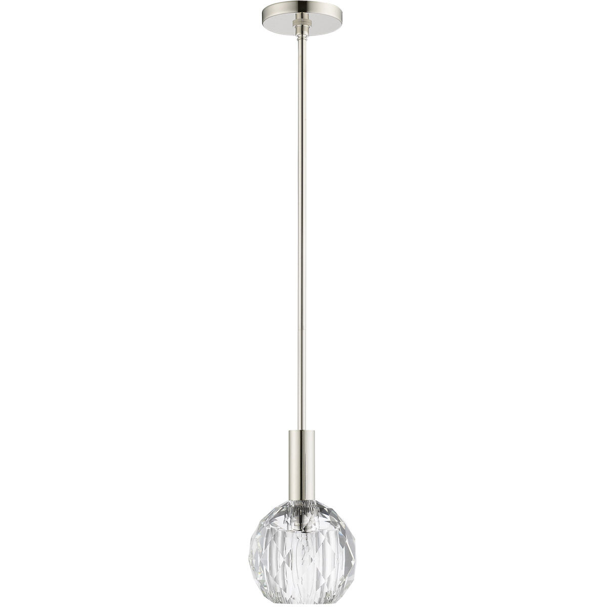 Whitfield 1 Light 7 inch Polished Nickel Pendant Ceiling Light
