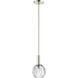 Whitfield 1 Light 7 inch Polished Nickel Pendant Ceiling Light