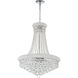 Empire 17 Light 24 inch Chrome Down Chandelier Ceiling Light