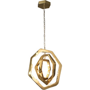 NL Series LED 22 inch Gold Pendant Ceiling Light