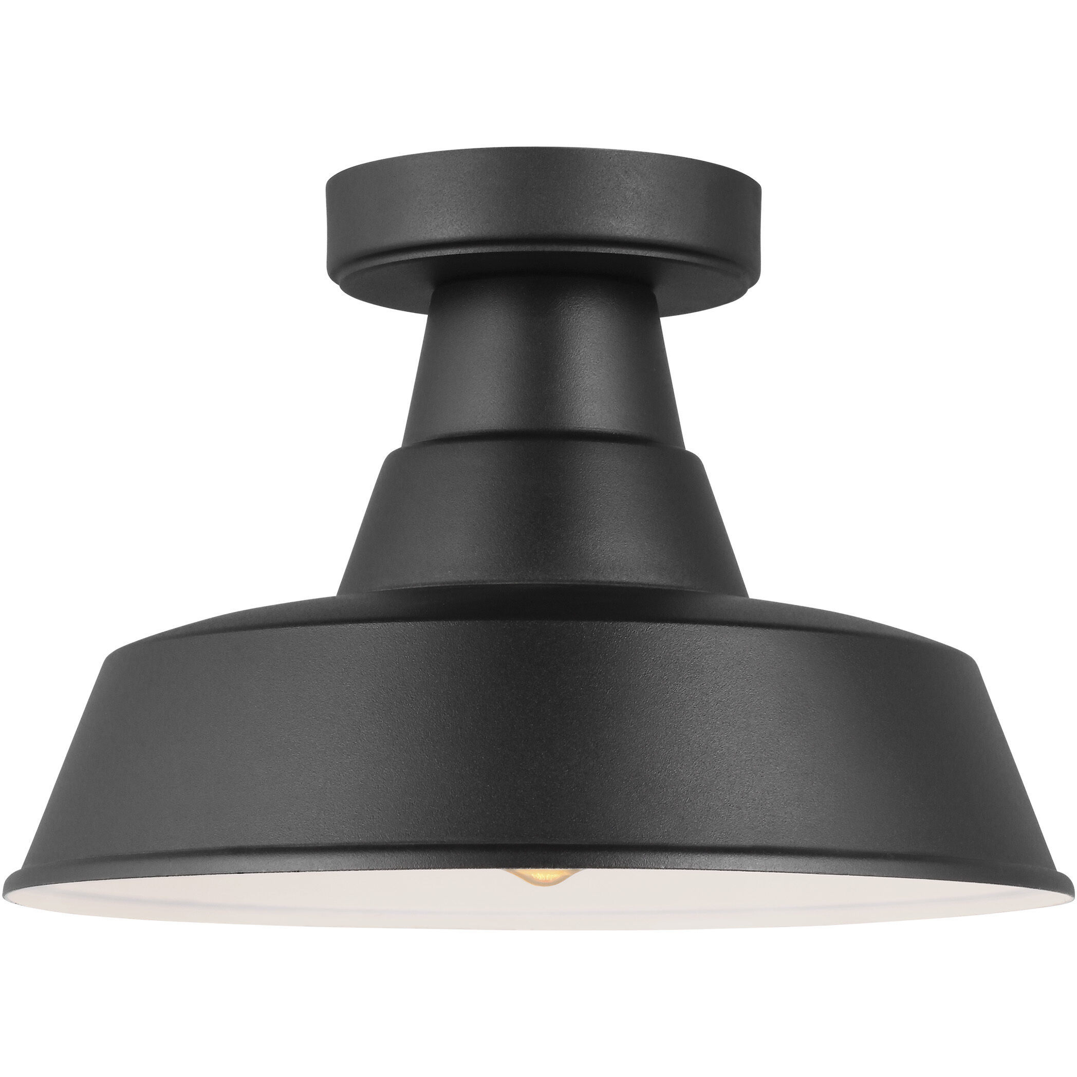 Sean Lavin Barn Light 1 Light 12 inch Black Outdoor Flush Mount