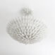 Broche 6 Light 24.5 inch Matte White Semi Flush Ceiling Light