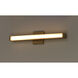 Spec Vanity LED 36 inch Gold Bath Vanity Wall Light