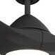 Surea 56 inch Matte Black Outdoor Ceiling Fan