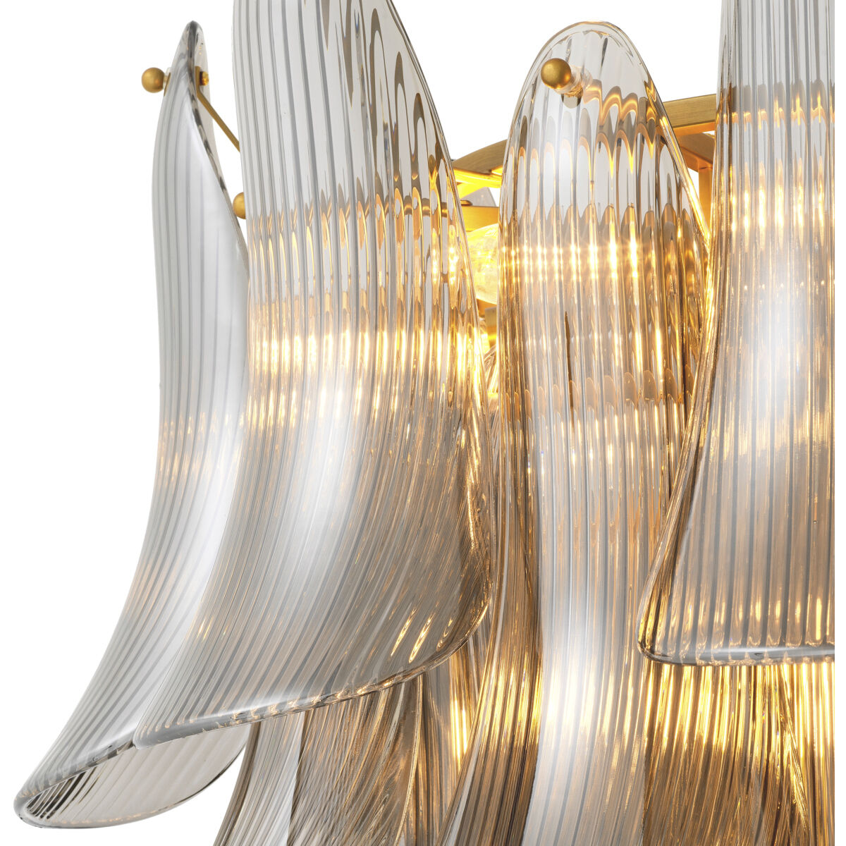 Amun 13 Light 28.35 inch Brushed Brass Chandelier Ceiling Light