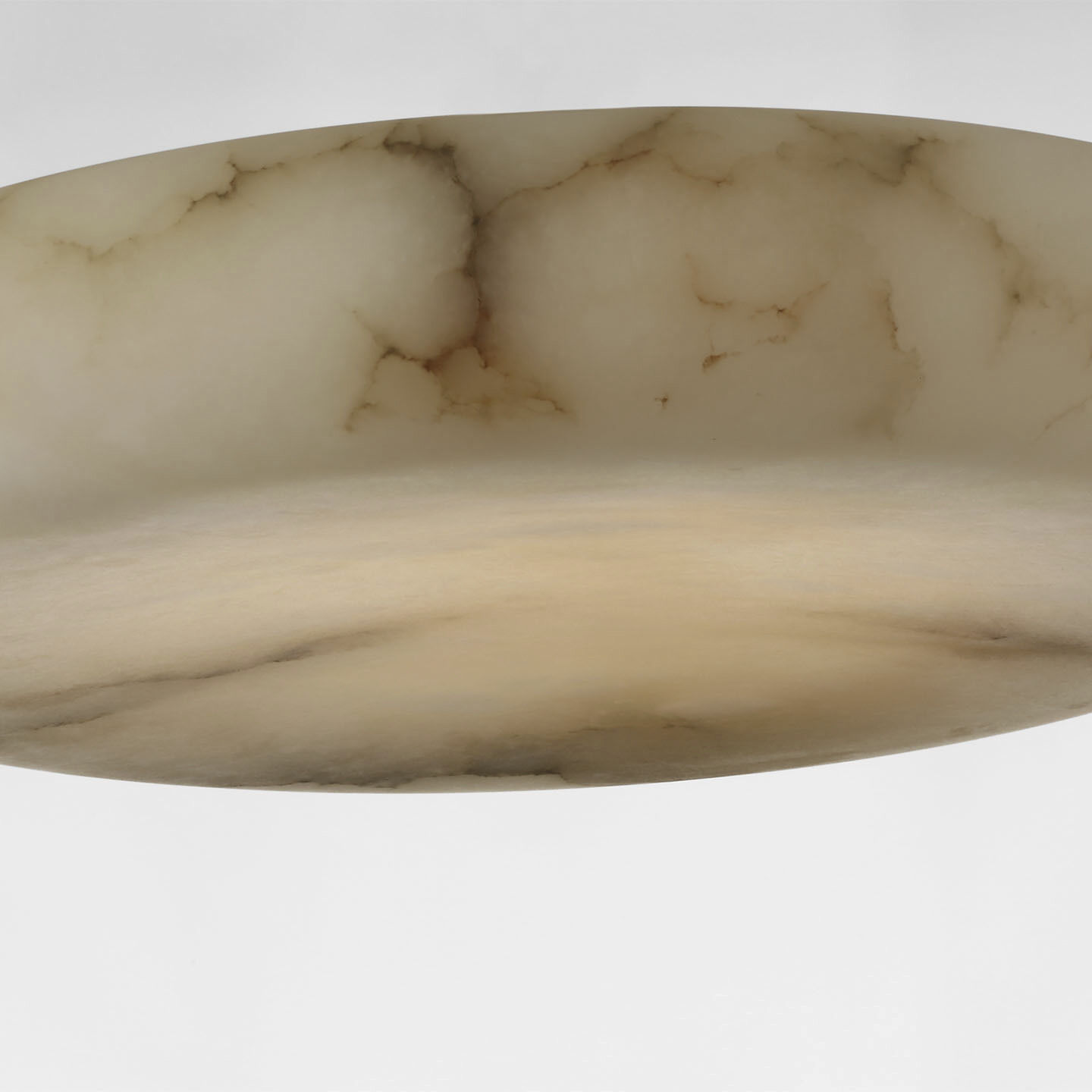 Kelly Wearstler Formosa LED 22 inch Alabaster and Bronze Flush Mount Ceiling Light