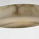 Kelly Wearstler Formosa LED 22 inch Alabaster and Bronze Flush Mount Ceiling Light