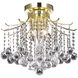 Amelia 3 Light 16 inch Gold Flush Mount Ceiling Light