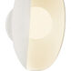 Cortez 5 inch Antique White Bath Vanity Light Wall Light