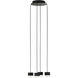 Sean Lavin Gable LED Nightshade Black Chandelier Ceiling Light, Integrated LED