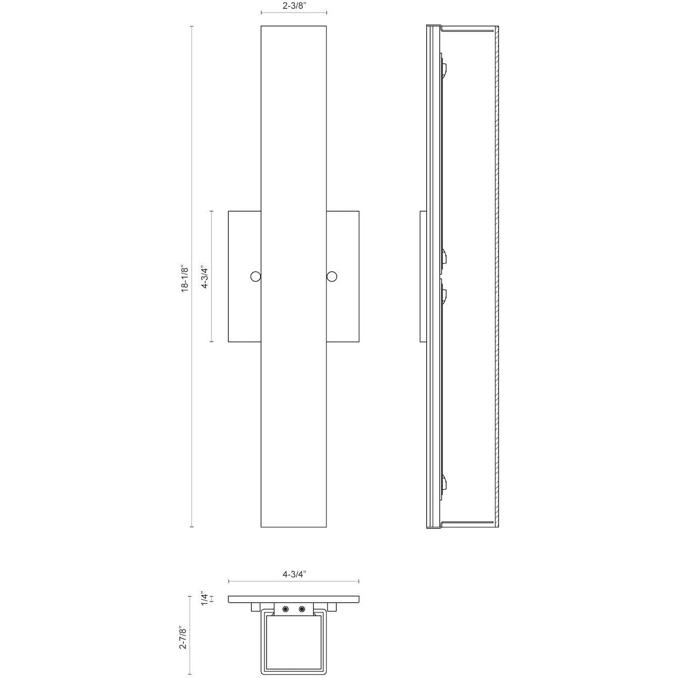 Melville Wall Sconce Wall Light in Brushed Nickel
