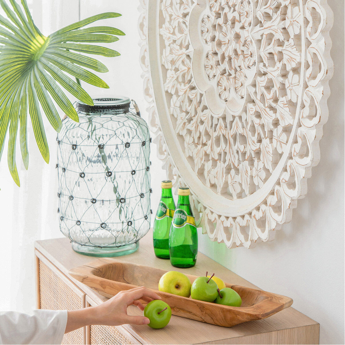 Rectangular Teak Natural Tray