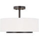 Nance 2 Light 16.25 inch Bronze Convertible Pendant Semi-Flush Ceiling Light