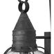 Cape Cod Outdoor Wall Mount Lantern in Aged Zinc, Medium