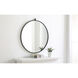 Eternity 28 X 28 inch Black Wall Mirror