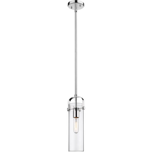 Restoration Pilaster LED 5 inch Polished Nickel Mini Pendant Ceiling Light in Polished Chrome