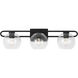 Codyn 3 Light 30 inch Midnight Black Bath Vanity Wall Light