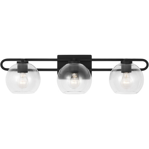 Codyn 3 Light 30 inch Midnight Black Bath Vanity Wall Light