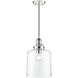 Khrisa 1 Light 10 inch Polished Nickel Indoor Pendant Ceiling Light