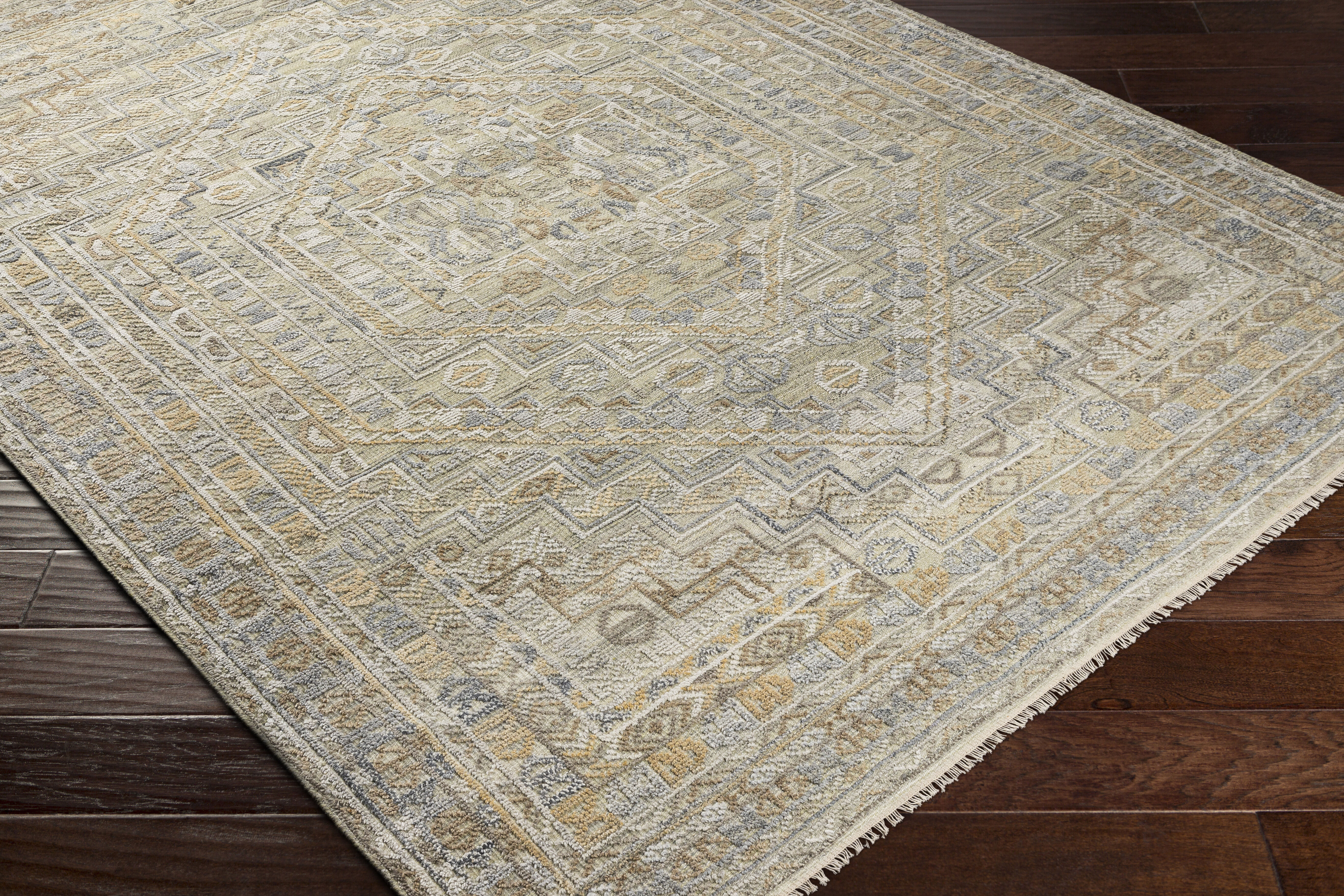 Nobility 72 X 48 inch Tan Rug in 4 X 6, Rectangle