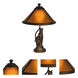 Evelyn 17 inch 60.00 watt Antique Bronze Table Lamp Portable Light