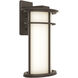 Province 1 Light 15.4 inch Coastal Dark Smoke Outdoor Sconce, Large